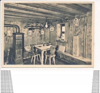 carte ( format 15 x 10 cm )  engadiner stube sils im engadin ( recto verso )