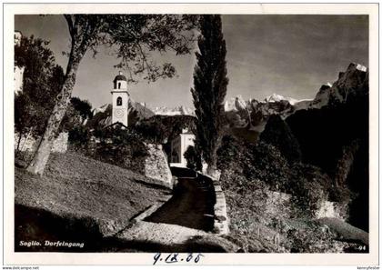 Soglio - Dorfeingang