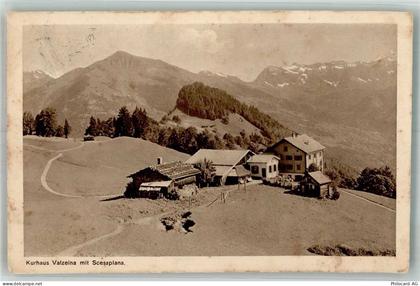 7213 Valzeina 1923 Foto AK Kurhaus Valzeina Scesaplana - 14007726