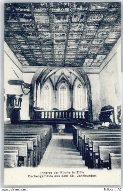 7432 Zillis-Reischen - Kirche innen AKU1 - 50704711