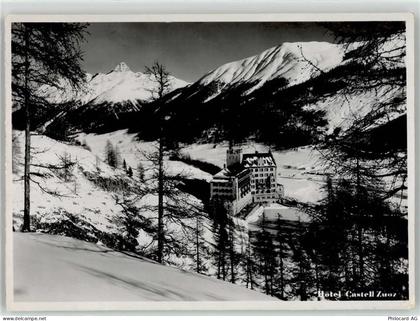 7524 Zuoz 1953 Winter Hotel Castell Zuoz - 52051919