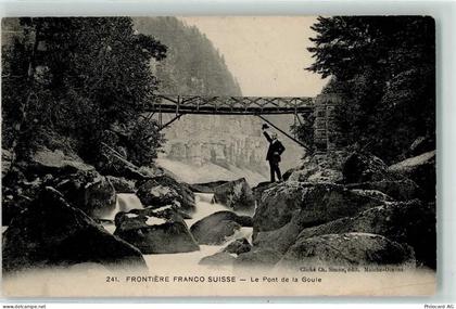 2340 Le Noirmont Le Peu-Péquignot - Pont de la Goule Frontiere Franco Su... - 10620956