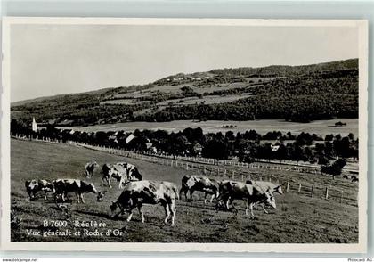 2912 Réclère - Vue générale et Roche dOr Kühe - 13149182