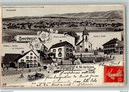 2916 Fahy 1907 BOAKC Hotel Postamt Kirche Briefmarke Bildseite Lithograp... - 13715707