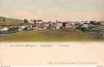 Suisse - SAIGNELÉGIER (JU) Les Franches Montagnes - Vue générale - Ed. Al. Grimaître