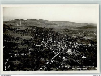 6215 Beromünster FOTO KEINE AK Fliegeraufnahme mit Landessender - 13145541