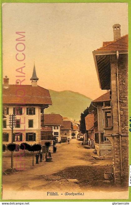 ad4269 - SWITZERLAND Schweitz - Ansichtskarten VINTAGE POSTCARD - Fluhli -1908
