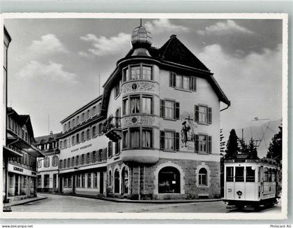 6010 Kriens Foto AK Straßenbahn Kreuzbäckerei - 14007373