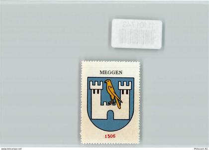 6045 Meggen - Vignette Wappen Kaffee Hag ca 1920-1940 - 11101743