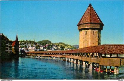 Carte Postale - Suisse - LU Lucerne - Luzern - Kapellbrucke - Pont de chapelle - CPM - Carte Neuve - Voir Scans Recto-Ve