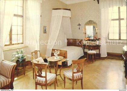 Gelfingen Schloss Heidegg Weisses Damenschlafzimmer Louis XVI