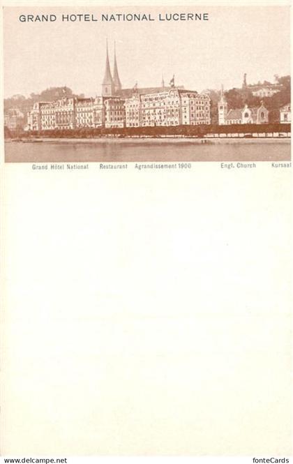 Luzern  LU Grand Hotel National Lucerne