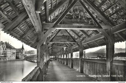 Luzern LU Luzern Kapellbruecke