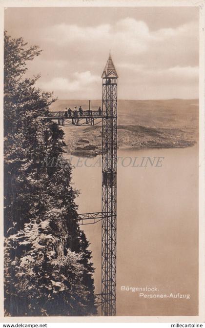 SWITZERLAND - Burgenstock - Personen-Aufzug - Photo Postcard