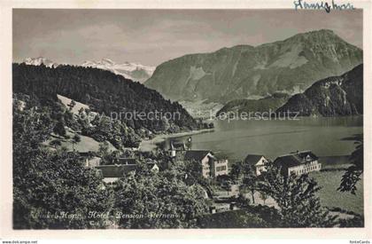 Winkel-Horw Luzern LU Panorama Hotel Pension Sternen Vierwaldstaettersee Alpen