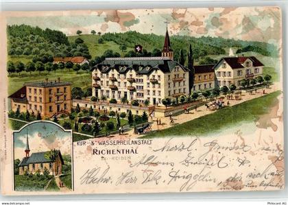 6260 Reiden - Kur und Wasserheilanstalt Richenthal - 52172825