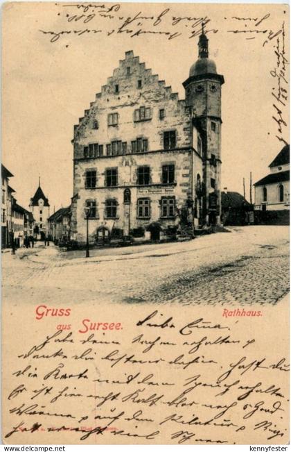 Gruss aus Sursee - Rathaus