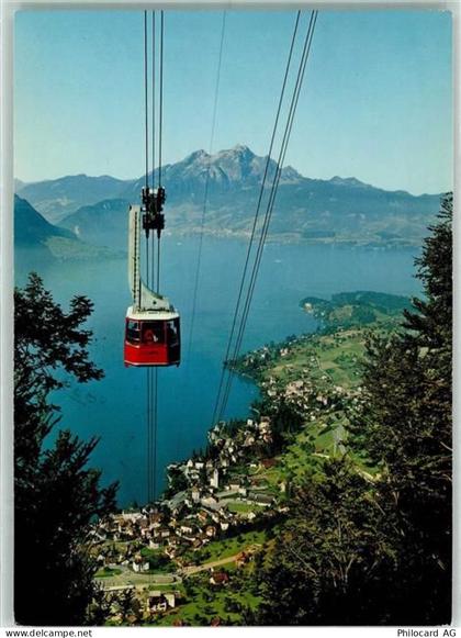 6353 Weggis 1978 - Luftseilbahn Weggis-Rigi Kaltbad Blick auf Weggis Vie... - 10281161
