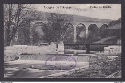 SWITZERLAND, Vintge postcard, Gorges de l'Areuse, Viaduc de Boudry