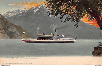 Schweiz - Vierwaldstättersee - Dampfer Italia - Verlag - E. Goetz 1602