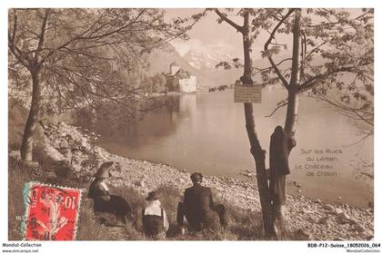 BDBP12-0935-SUISSE - Sur les rives du LEMAN - Le chateau de chillon