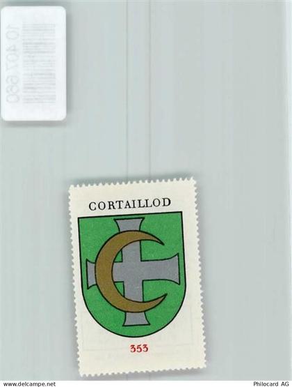 2016 Cortaillod - Vignette Wappen Kaffee Hag 1920-1940 - 10407660