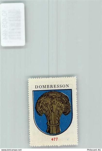 2056 Dombresson - Vignette Wappen Kaffee Hag ca 1920-1940 Garbe - 10408494