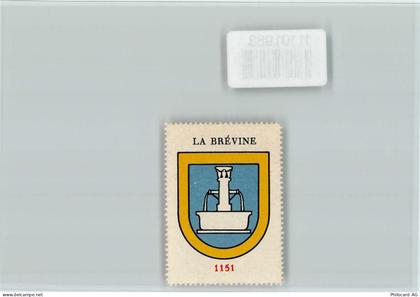 2406 La Brévine - Vignette Wappen Kaffee Hag ca 1920-1940 - 11101983
