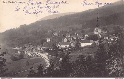Suisse - LES HAUTS GENEVEYS (NE) Vue générale - Ed. H. Fehlmann