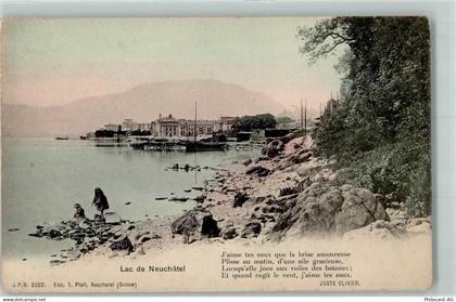 2000 Neuchâtel Neuenburg - Neuenburgersee Gedicht von Juste Olivier - 10585071