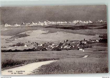2523 Lignières 1920 - et les Alpes - 10219121