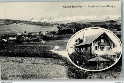 2523 Lignières - Chalet Bellevue Pension Lorenz-Bonjour Ort lt. Stempel... - 13232716