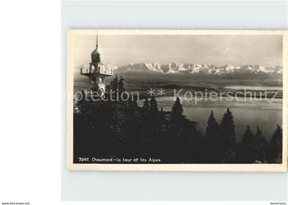 Chaumont NE Bazar de Chaumont La tour les Alpes