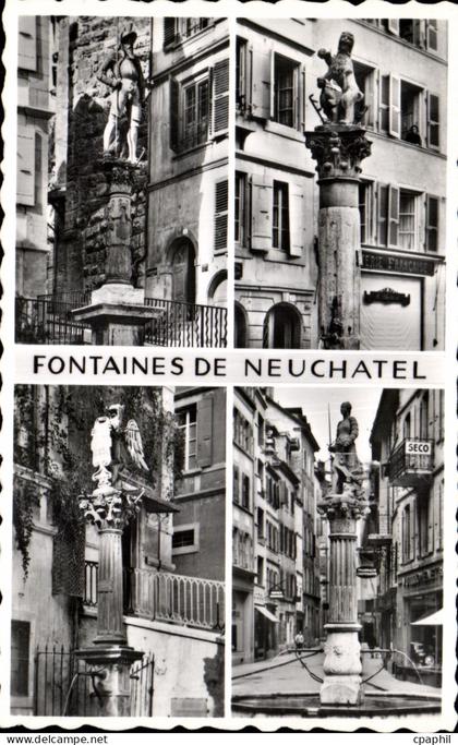 CPA Fontaines De Neuchatel