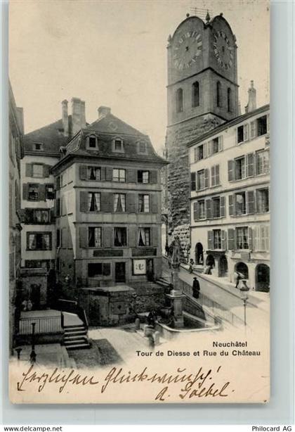 Diesse - Tour de Diesse et rue du chateau Schloßstraße - 11015017