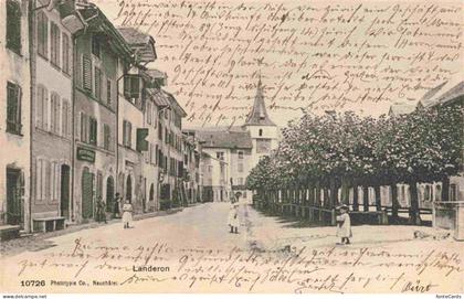 Landeron Le NE Partie im Ortszentrum