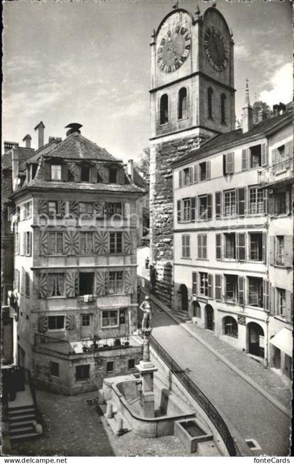 Neuchatel NE Fontaine Banneret Tour Diesse