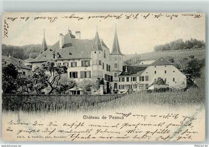 2034 Peseux 1902 - Schloss Bahnpost Ambulant No 10 - 39403082