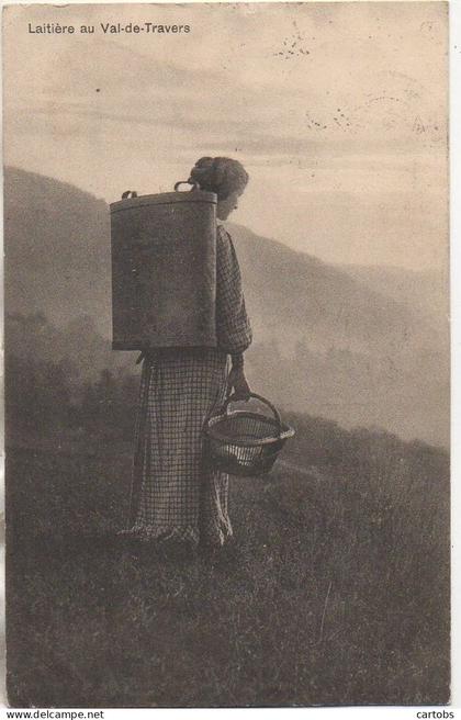 Suisse  - Laitière au VAL-de-TRAVERS