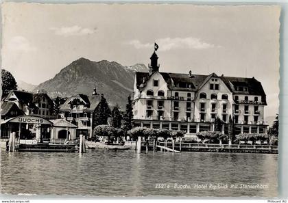6374 Buochs 1950 Foto AK Hotel Rigiblick - 38186209