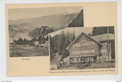 SUISSE - NIDWALD - STANS - Panorama - Pension und Sommerwirtschaft Alpgschwänd 1240m ü. M. am Pilatus