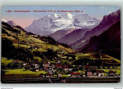 3713 Reichenbach im Kandertal - Lötschbergbahn Reichenbach mit Blümlisal... - 11093797