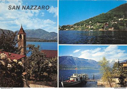 B53813 San Nazzaro Lago Maggiore boats bateaux multiviews  switzerland