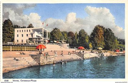 BR28354 Vevey corseaux plage switzeland