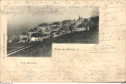 CPA Ponts de Martel Vue generale