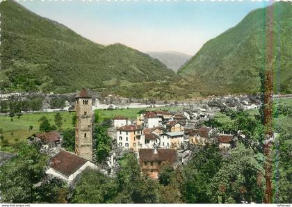 cpsm pays div. -ref-64- Malvaglia - chiesa - valle di blenio - suisse - schweiz -