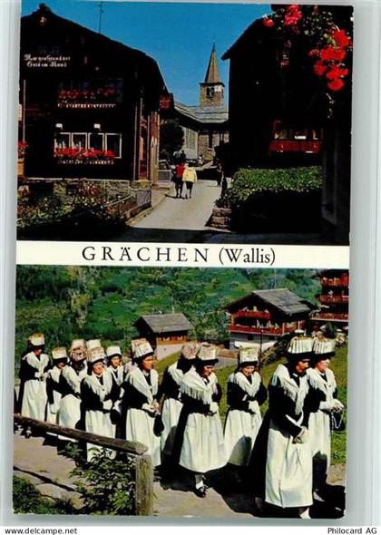 Grächen Trachtengruppe Tracht Schweiz - 10158759