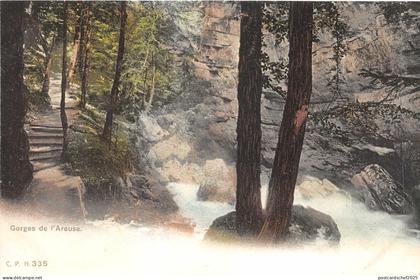 Lot 71 switzerland gorges de l'areuse litho