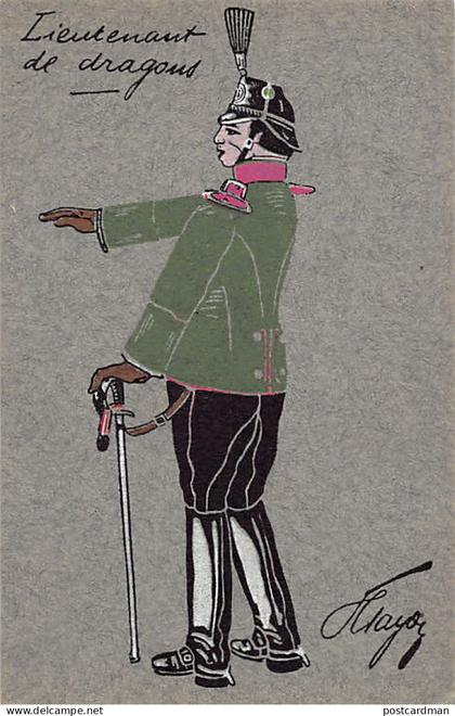 Suisse - Armée Suisse - Lieutenant de Dragons - Ed. H. Lilienfeld 7