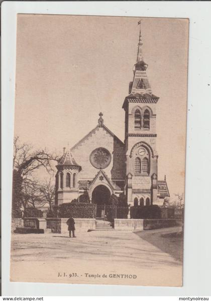 Suisse : Temple  de GENTHOD